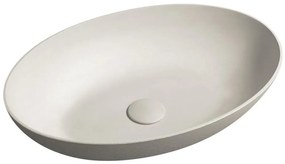 Sapho - Umywalka nablatowa FORMIGO 60x40 cm beton/beżowy