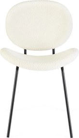 Białe tapicerowane krzesło Maddie – Yes Everyday