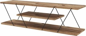 Stolik pod telewizor Canaz Black and Walnut
