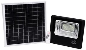 LED 20W solarny reflektor 4000K IP65 z pilotem, ściemnialny