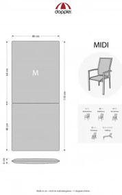 LIVING 2909 medium - poduszka na krzesło i fotel