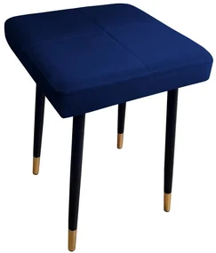 Taboret SQUARE 2 MG VELVET granatowy ATOS