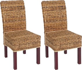 Krzesło do jadalni Loiret (zestaw 2 sztuk), jasny, bez poduszki