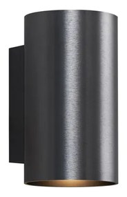 Nowoczesna lampa ścienna, okrągła, 2-punktowa, GU10, 50 mm, kolor ciemnoszary - Sandy