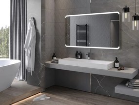 Mexen Nida lustro łazienkowe podświetlane 140 x 80 cm, LED 6000K, antypara - 9806-140-080-611-00