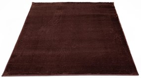 Dywan pluszowy Catwalk brązowy 80 cm x 150 cm