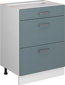 Szafka dolna do kuchni niebiesko-szary 60x46x81.6 r-line