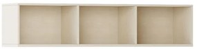 Biblioteka INTEGRO z półkami, niższa, 465 x 1750 x 400 mm, 3 półki, brzoza