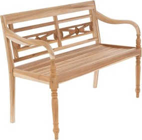 DIVERO Drewniana ławka ogrodowa - 119 cm