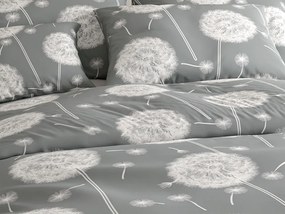 PrzytulneMieszkanie.pl PrzytulneMieszkanie.pl Bawełniana pościel DANDELION BLEND szara Rozmiar pościeli: 70 x 90 cm | 140 x 200 cm