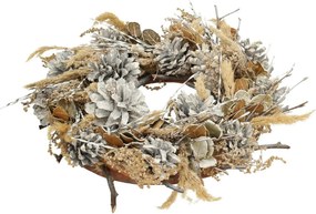 Wianek Winter Cone ⌀30cm beige
