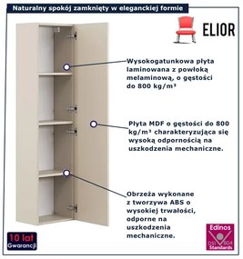 Kaszmirowy wiszący słupek łazienkowy Z5-B34