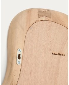 Lustro ścienne z drewnianą ramą 44x68 cm Selem – Kave Home