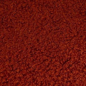 Ceglasty koc z materiału sherpa 130x160 cm Sherpa Bouclé – Casa Selección