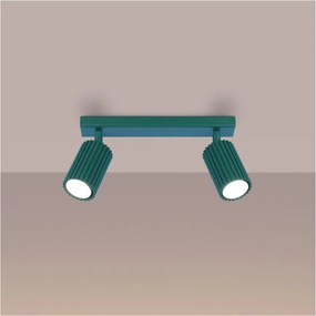 Brilagi - Oprawa punktowa LED CRESTO 2xGU10/10W/230V turkusowa