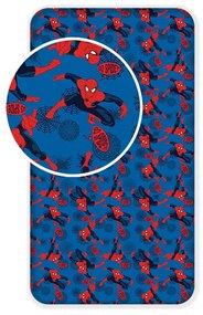 Dziecięce bawełniane prześcieradło Jerry Fabrics Spiderman, 90x200 cm