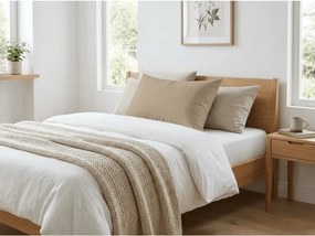 Poszewka z kory DENYX 70x90 cm jasnobrązowa