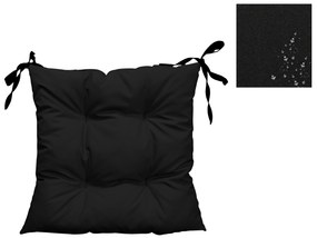 Poduszka wodoodporna na krzesło ogrodowe Oxford czarny 50x50