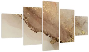 Obraz - Złoty brokat (125x70 cm)