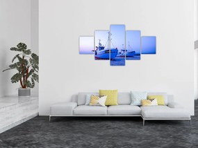 Obraz - Lądowanie o zmierzchu (125x70 cm)