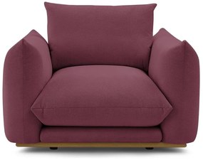 Bordowy fotel Ernest – Bobochic Paris