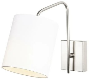 Kinkiet lampa ścienna Ve - 6002, chrom/biały