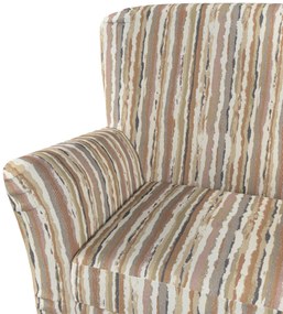 Pokrowiec na fotel Tomelilla wysoki z zakładkami