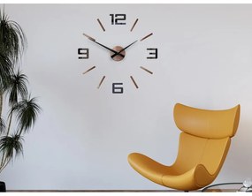 Zegar ścienny naklejany duży nowoczesny akrylowy na ścianę do kuchni salonu