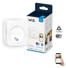 WiZ - Inteligentne gniazdko E 2300W + miernik mocy Wi-Fi
