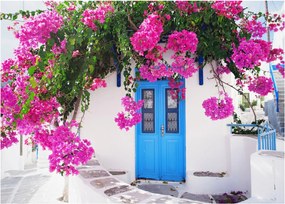 Obraz - Tradycyjny grecki dom (70x50 cm)