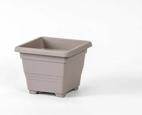 Plastia Doniczka Begonia 60 x 60, jasnoszara