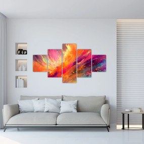 Obraz - Dynamiczna abstrakcja (125x70 cm)