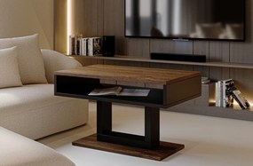 Designerska ława z półką do salonu Tilo