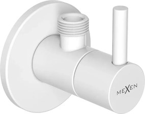 Mexen R2 zawór kątowy do baterii 1/2"x3/8", biały - 79972-20