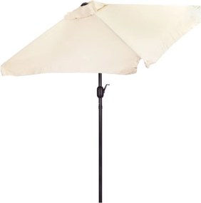 Parasol ogrodowy składany UM019 z regulacją kąta nachylenia, beżowy