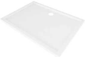Mexen Flow brodzik prostokątny slim 90 x 80 cm, biały połysk - 46R108090