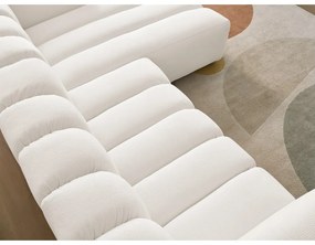 Biały narożnik (prawostronny/z szezlongiem) Talia – Bobochic Paris