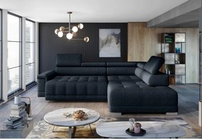 Narożnik CAMPO L z elektryczną regulacją siedziska Prawostronny w tkaninie MEMPHIS 20 WERSAL