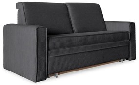 Ciemnoszara rozkładana sofa 168 cm Lucky Lucy – Miuform