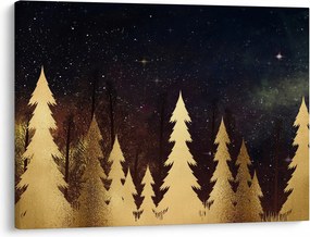 Obraz - Złota noc (70x50 cm)
