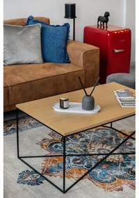 Koniakowa sofa z imitacji skóry 164 cm Copenhagen – Scandic