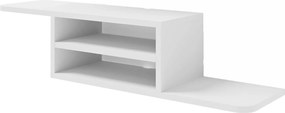 Biała Półka Ścienna Pod Tv H0-W40