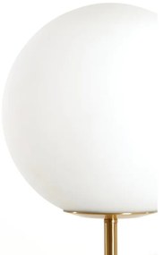 Biało-złota lampa stojąca (wysokość 156 cm) Medina – Light &amp; Living