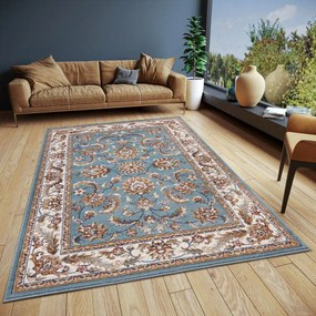 Dywan Luxor Perski Florystyczny miętowo - kremowy 57 cm x 90 cm