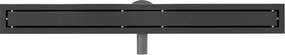 Mexen Flat 360° M13 odpływ liniowy obrotowy 2w1 80 cm, czarny - 1710080-40