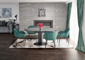 Aksamitny fotel do jadalni K480