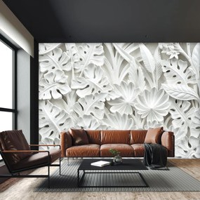 Fototapeta - Alabaster białe kwiaty (196x136 cm)