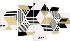 Obraz - Kształty geometryczne N⁰1 (125x70 cm)