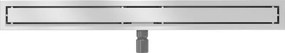 Mexen Flat M13 odpływ liniowy 2w1 80 cm, inox - 1010080-15