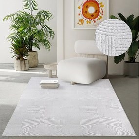 Dywan Rio Salon antypoślizgowy ukłon, Złamana biel, 200 x 280 cm